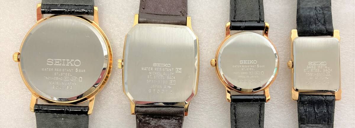 未使用 SEIKO セイコー 腕時計 まとめて 8点セット タグ付き 7N01-0BH0 