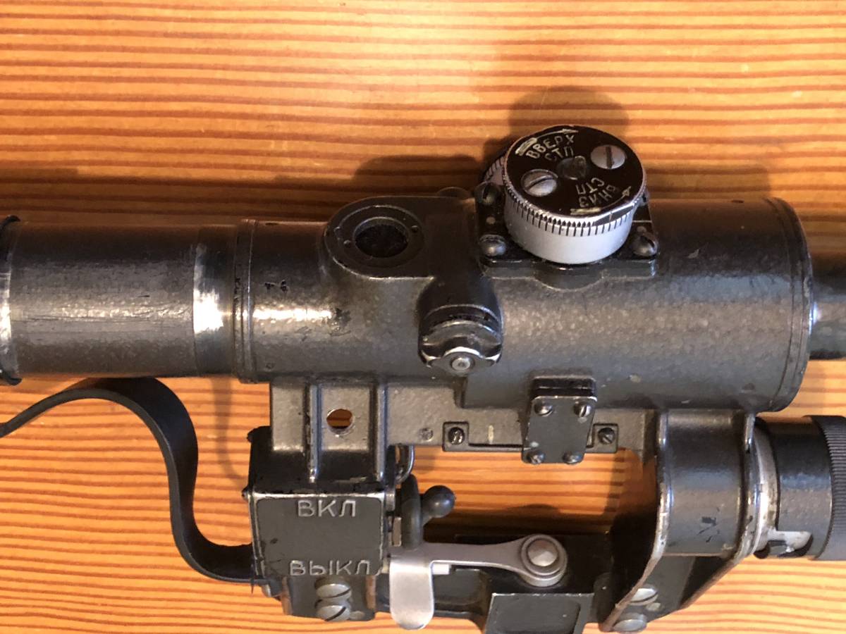 PSO-1 スコープ SVD Dragunov Scope IR検知フィルター付き ソ連軍