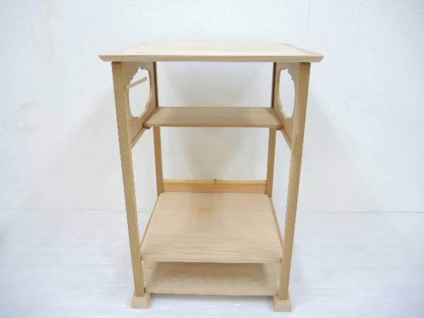 ☆ 八景棚 井口海仙好み 田原一斎作 未使用の為差込みキツ目です