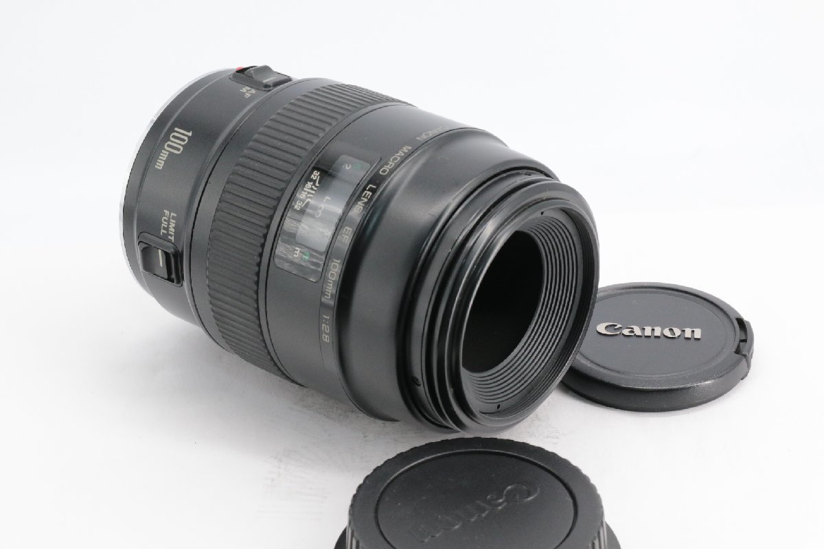 ☆良品☆ キヤノン CANON EF 100mm F2.8 L MACRO IS USM ☆元箱