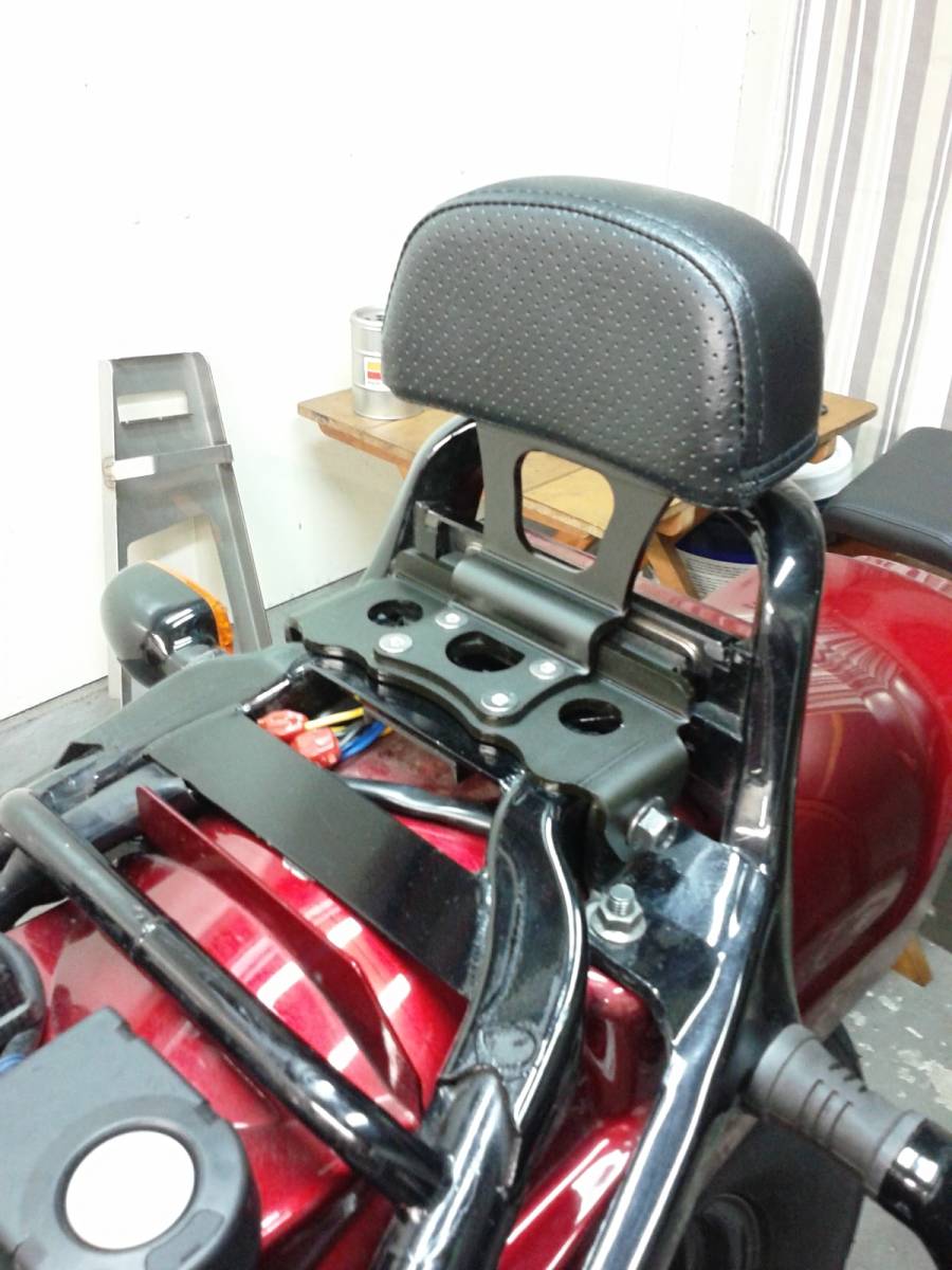 ☆旧型Vmax用バックレスト＆ステー(新品) ※当社製シートレール補強ユニット