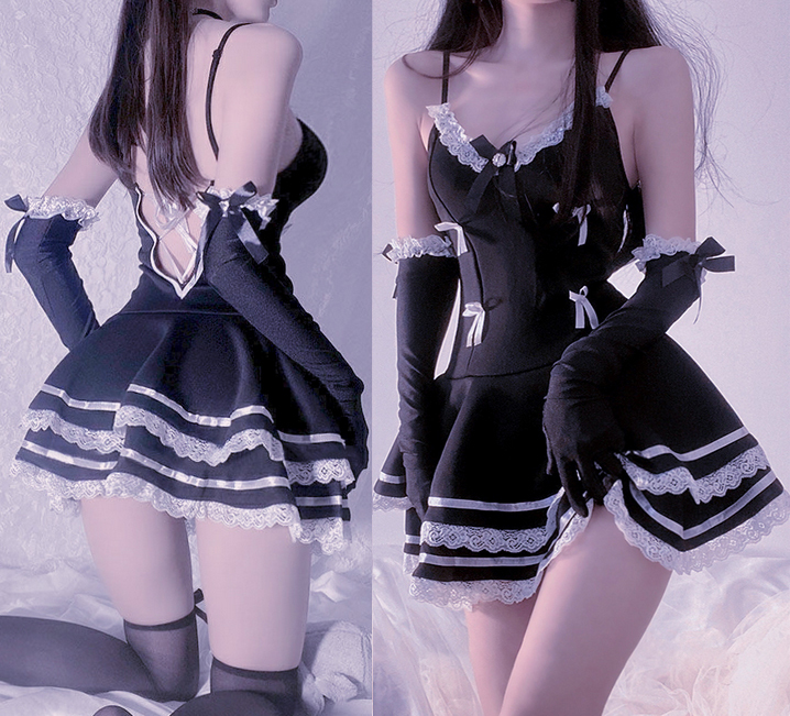 Nb011 超セクシー 美乳 誘惑 悩殺 メイド服 制服 超ミニ メイド服4点セット ワンピース コスプレ衣装 ベビードール 可愛い ミニスカート ベビードール 売買されたオークション情報 Yahooの商品情報をアーカイブ公開 オークファン Aucfan Com