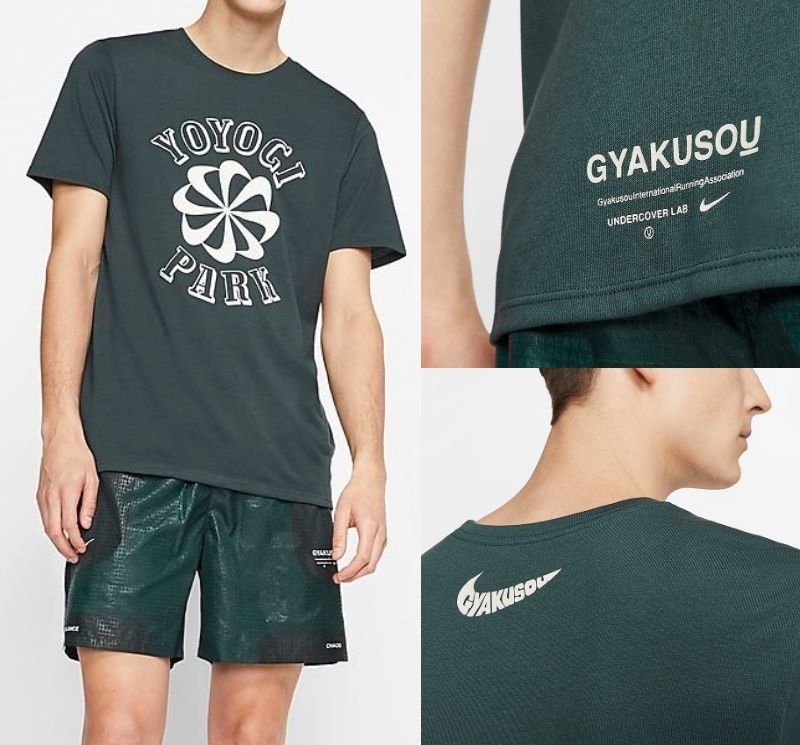 M NIKE NRG GYAKUSOU SS Tシャツ 検 ランニング アンダーカバー