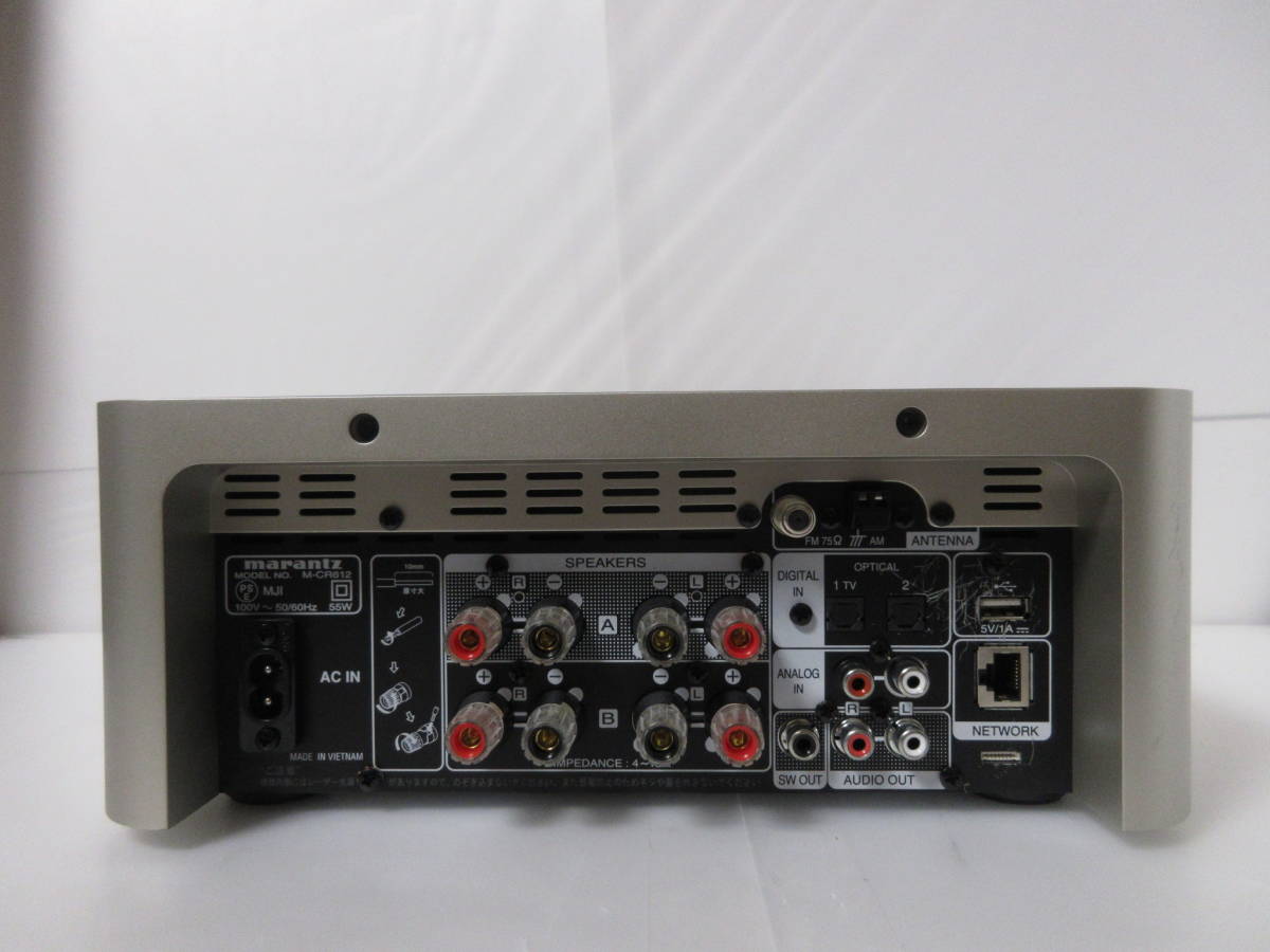 マランツ Marantz M-CR612 FN ネットワークCDレシーバー 2019年製展示品 Amazon Alexalによる音声コントロール可能 FX_7
