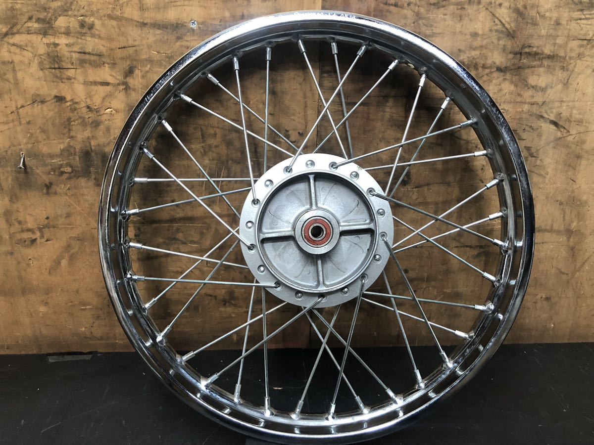 ホンダ スーパーカブ90 カスタム 純正 リアホイール レストア品 再