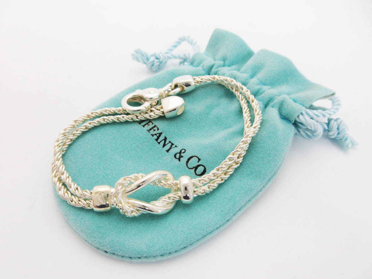 ティファニー ダブルロープ ブレスレット 特集掲載⭐︎希少TIFFANY&amp