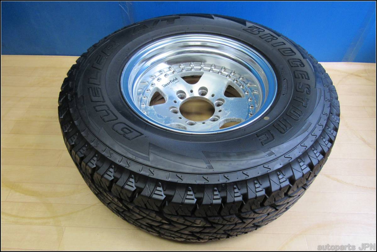 4180☆ブリヂストン・265/70R15・夏タイヤ・DEERFIELD・15インチ・穴6  