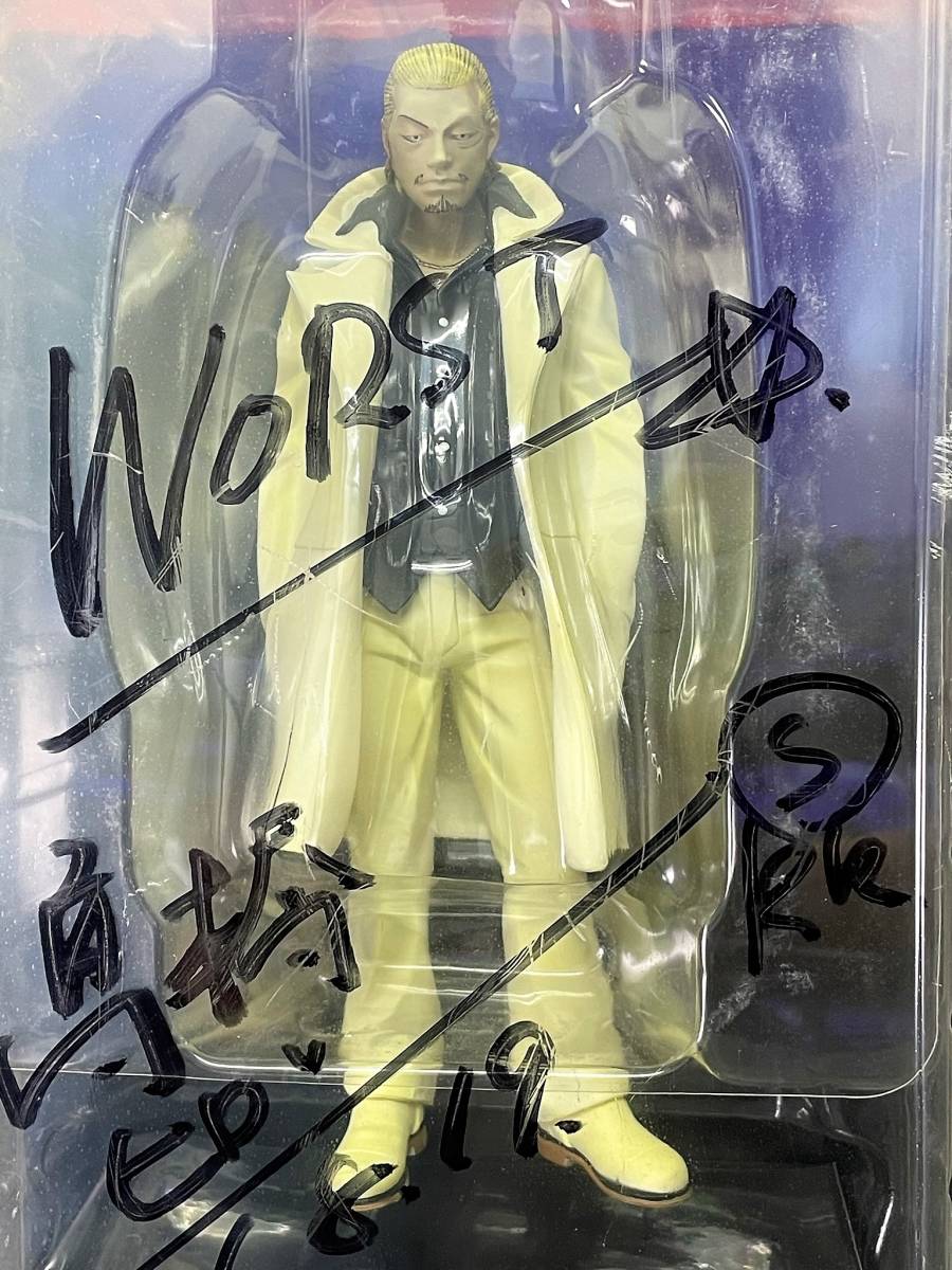 クローズ Worst 河内鉄生 Fbg 武装の名の下に集う男達 編 コートver 高橋ヒロシ先生直筆サイン入り 河内 鉄生 売買されたオークション情報 Yahooの商品情報をアーカイブ公開 オークファン Aucfan Com