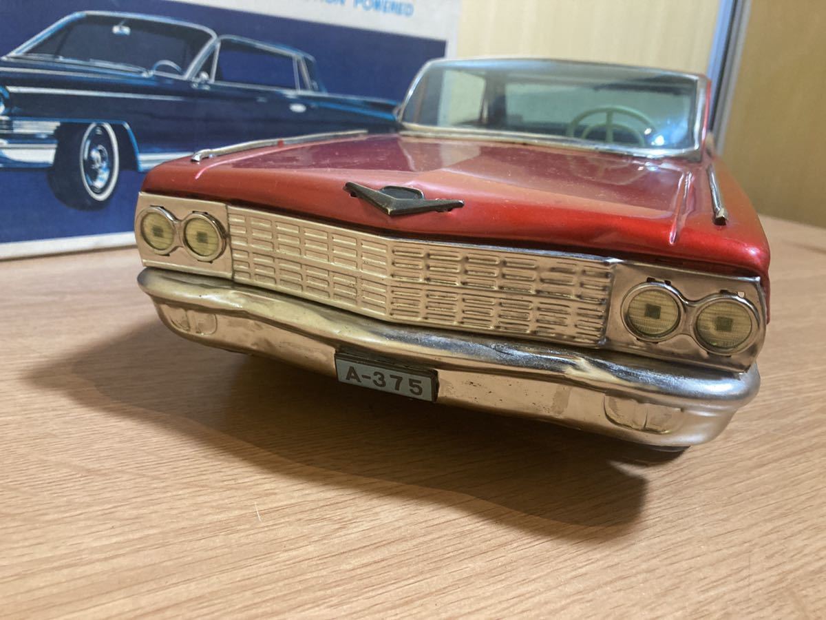 箱付き当時物 全長約50cm Cadillac キャデラック ITEM No.416 赤 