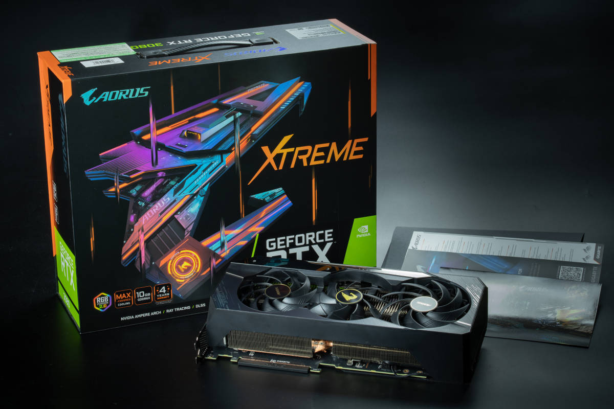 AORUS GeForce RTX 3080 XTREME 10G NVIDIA GeForce RTX3080搭載 