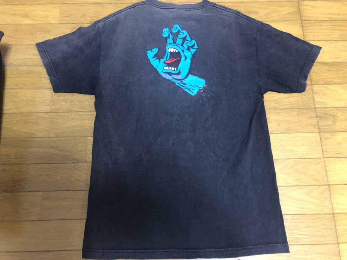 赤face 90s後期 santa cruz screaming hand ヴィンテージ Tシャツ  