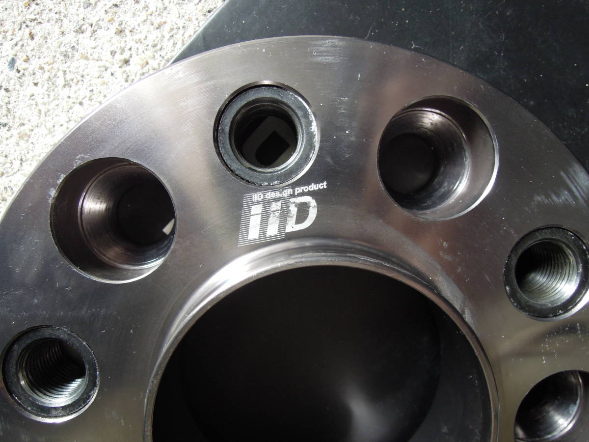 ☆IID製 鍛造品 BMW スペーサー 21mm 66.6φ 5H-112 ハブ付 M14x1.25