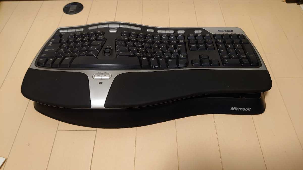 【稀少/中古美品】Microsoft Natural Ergoronic Keyboard 7000 マイクロソフト ナチュラル　エルゴロニック　ワイヤレス式　マウス付属_9