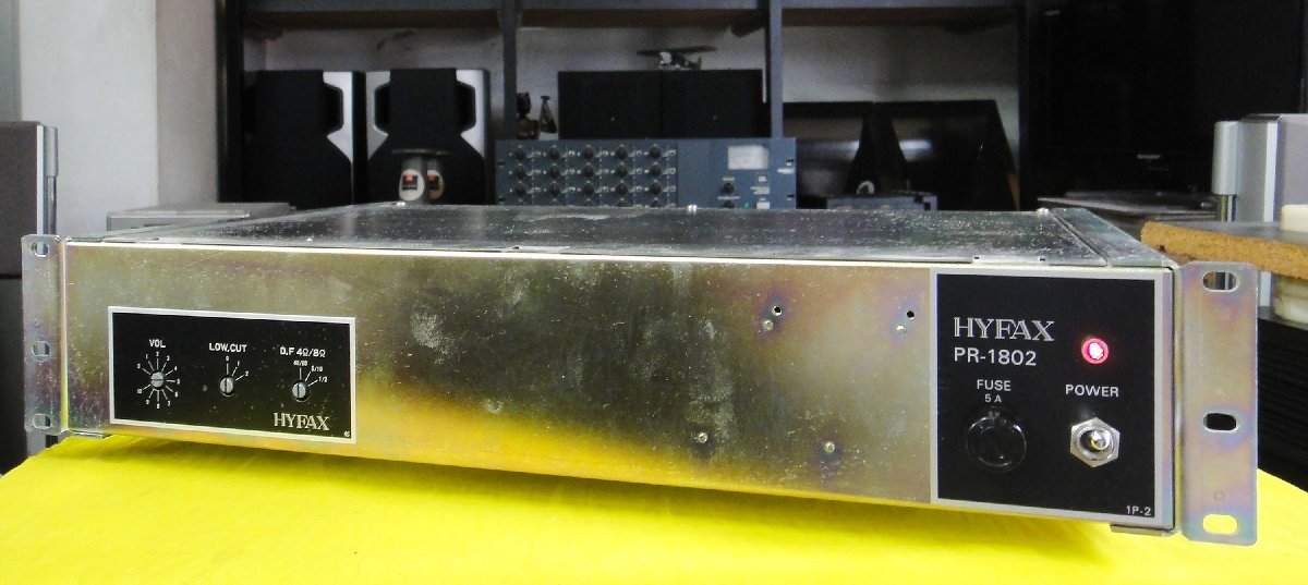 オーディオ機器 HYFAX PR-8023パワーアンプ
