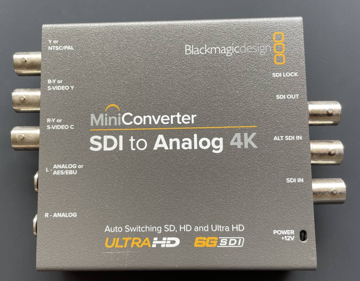カメラ、光学機器 ミニコンバーター SDI to Analog4K ◆Blackmagic design