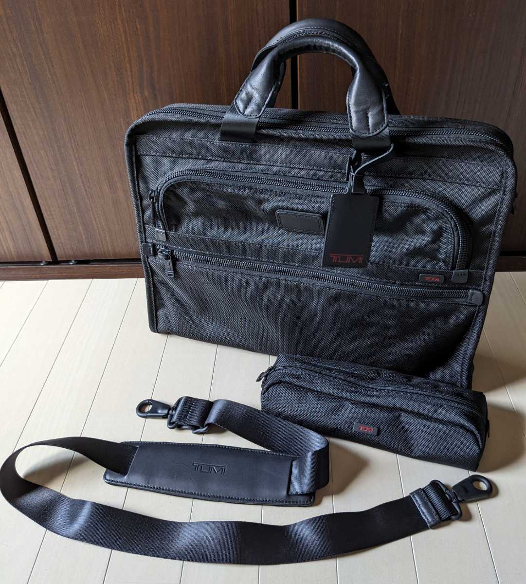 ✨人気モデル✨TUMI ALPHA 2way ビジネスバッグ 2層式 ブラック トゥミ