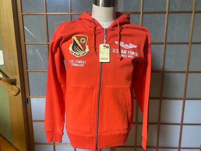 新品！未使用★ AVIREX[アヴィレックス] スェットパーカー FULLZIP PARKA　Lサイズ