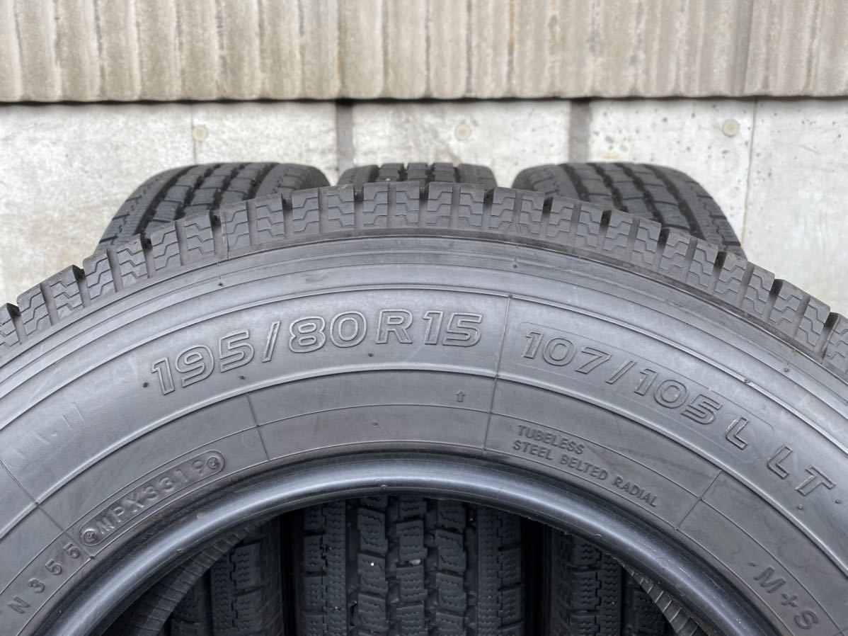 ☆542 □深溝スタッドレス TOYO DELVEX 934 195/80R15 107/105L LT 4本