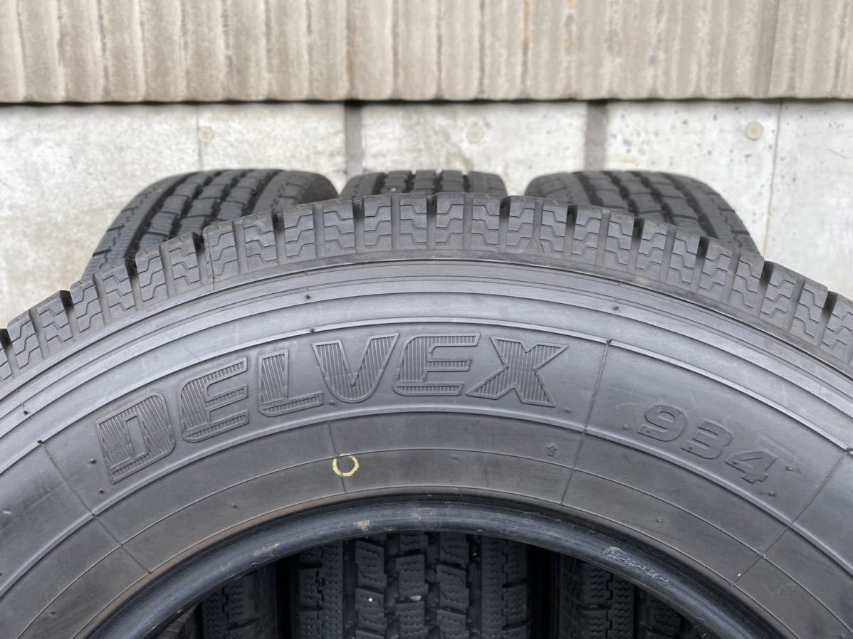 ☆542 □深溝スタッドレス TOYO DELVEX 934 195/80R15 107/105L LT 4本