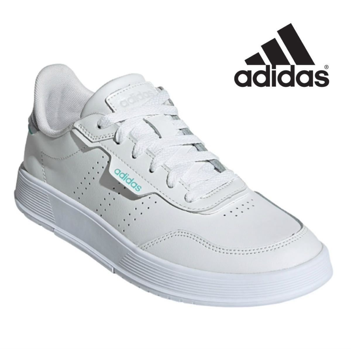 新品未使用 アディダス COURTROOK【25cm】定価7689円 スニーカー adidas コート 靴 シューズ 白 コートルーク コート系 2952 レディース
