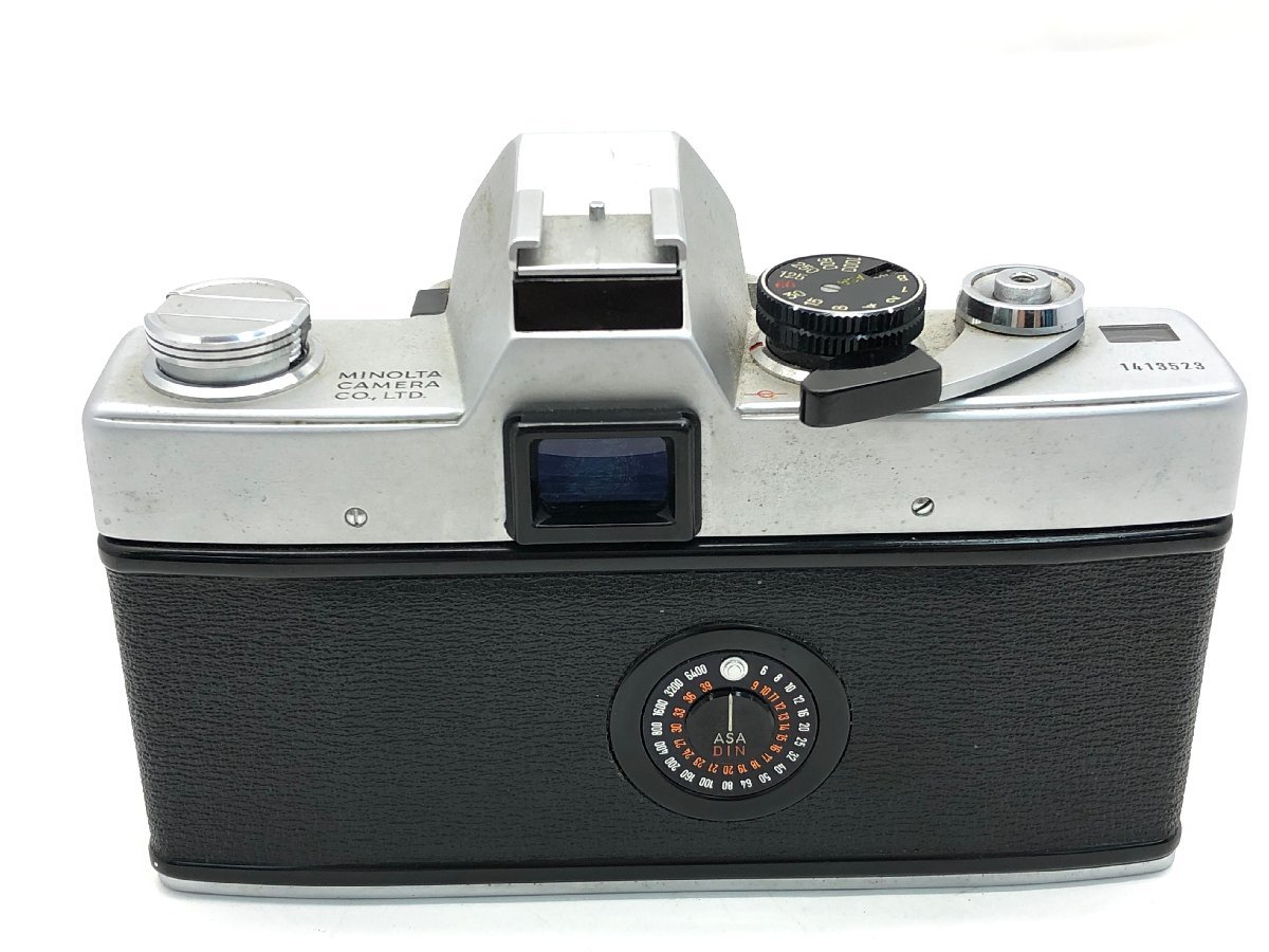 中古】 MINOLTA SRT101 + MC ROKKOR-PF 58mm F1.4 箱 革ケース 中古】 MINOLTA SRT101 + MC ROKKOR-PF 58mm F1.4 箱 革ケース