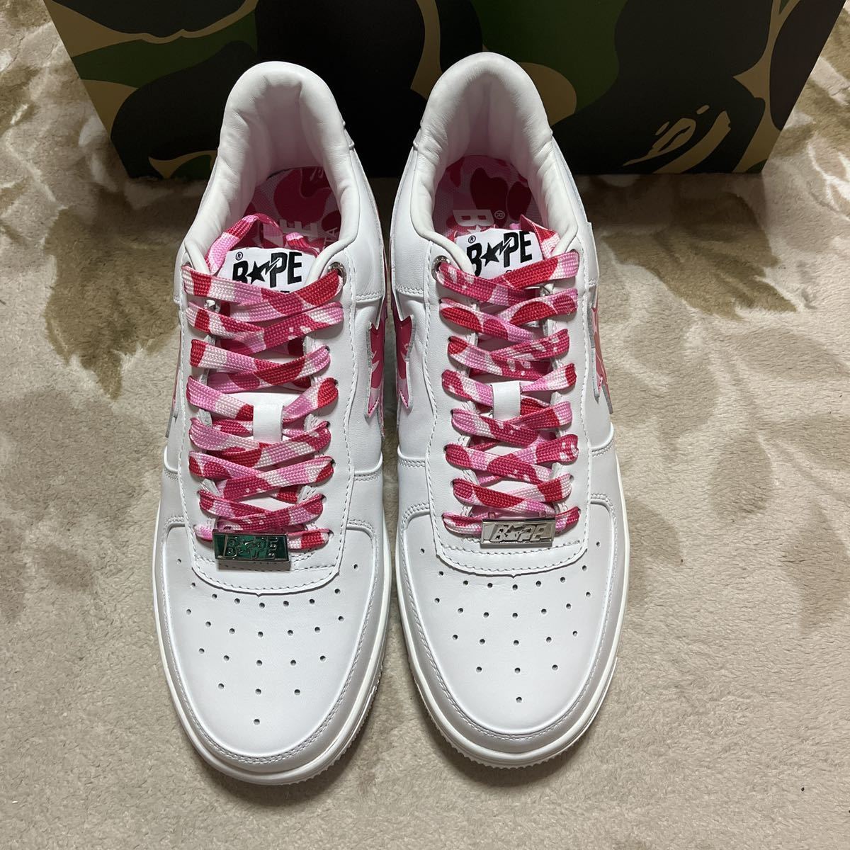 A BATHING APE BAPE KAWS STA ベイプスタ ABC CAMO 迷彩 スニーカー 