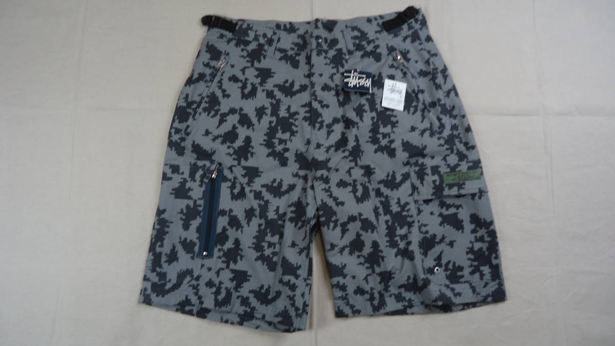 Stussy Cyber Camo Short グレー L 半額以下 60%off ステューシー ショートパンツ レターパックプラス おてがる配送ゆうパック 匿名配送