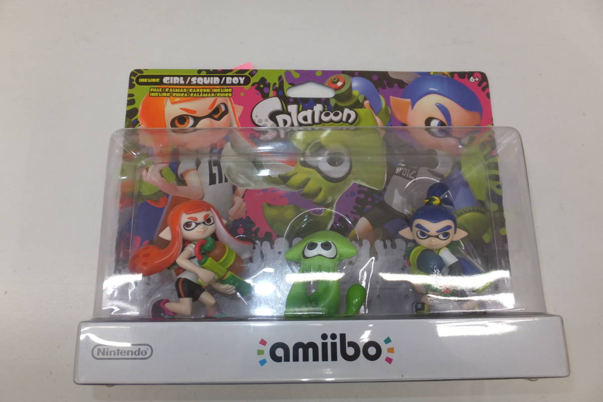 38721-520 アミーボ【スプラトゥーン ボーイ・ガール・イカ】3体セット 