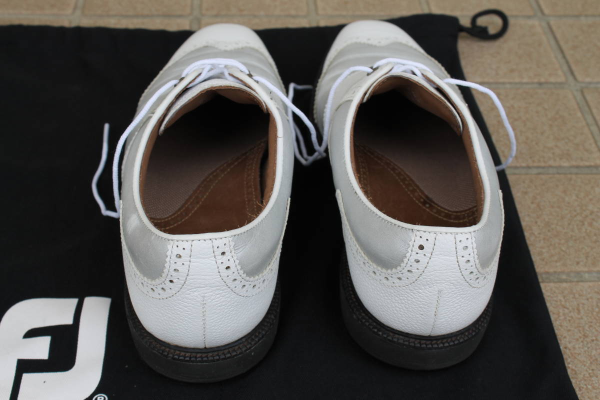 スポーツ別 使用少 FOOT JOY フットジョイ ICON アイコン 天然皮革 JPN26.0EE US 8 W