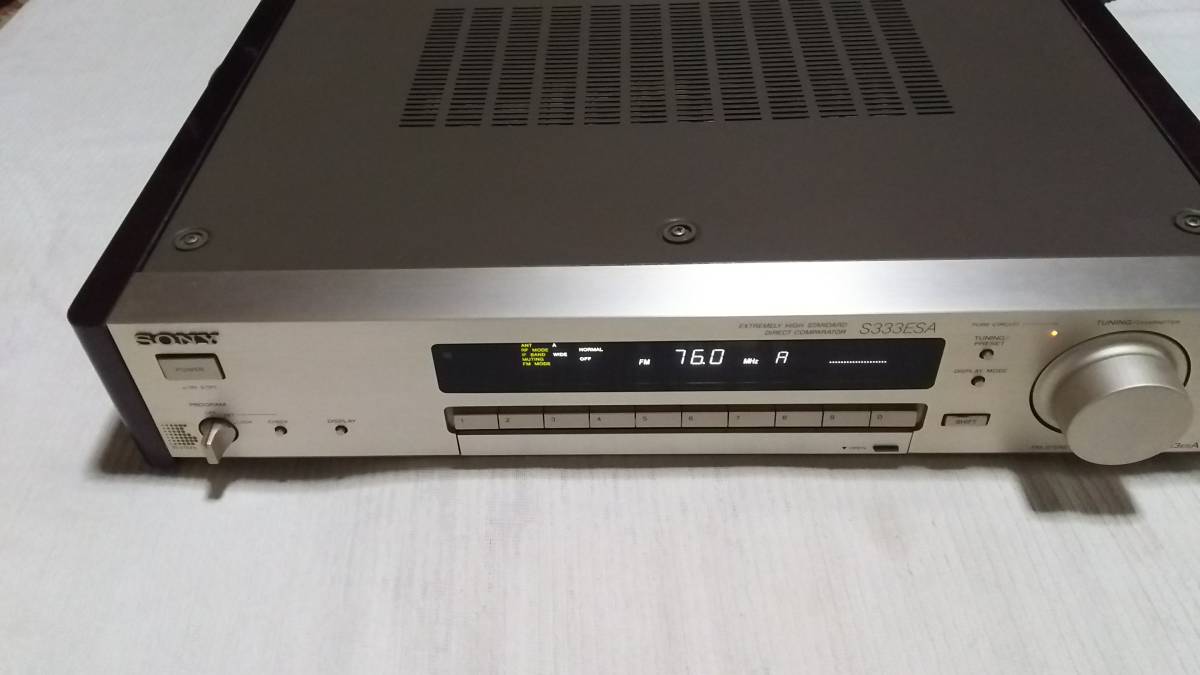 新品，セール SONY ソニー SONY ST-S333ESA FM/AM TUNER チューナー