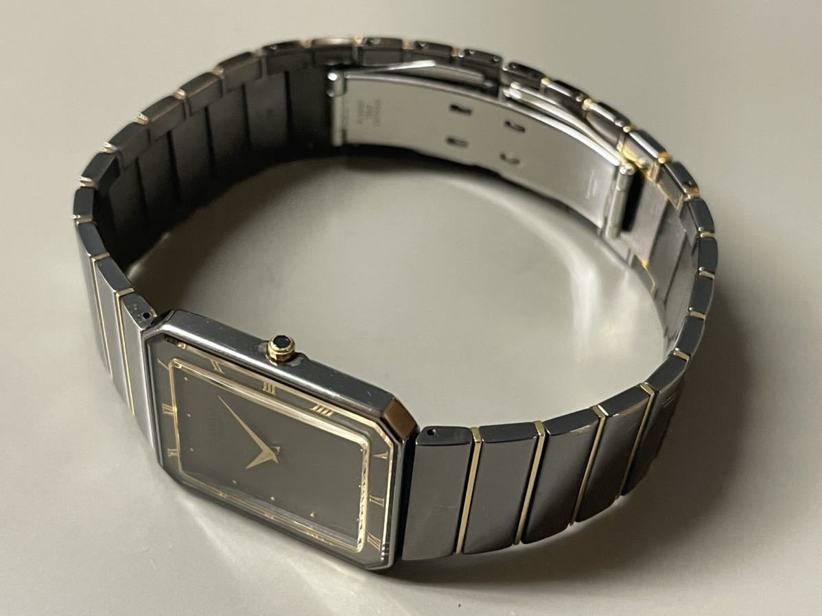 1円〜◇ SEIKO セイコー LASSALE ラサール 2F50-6261 スクエア メンズ