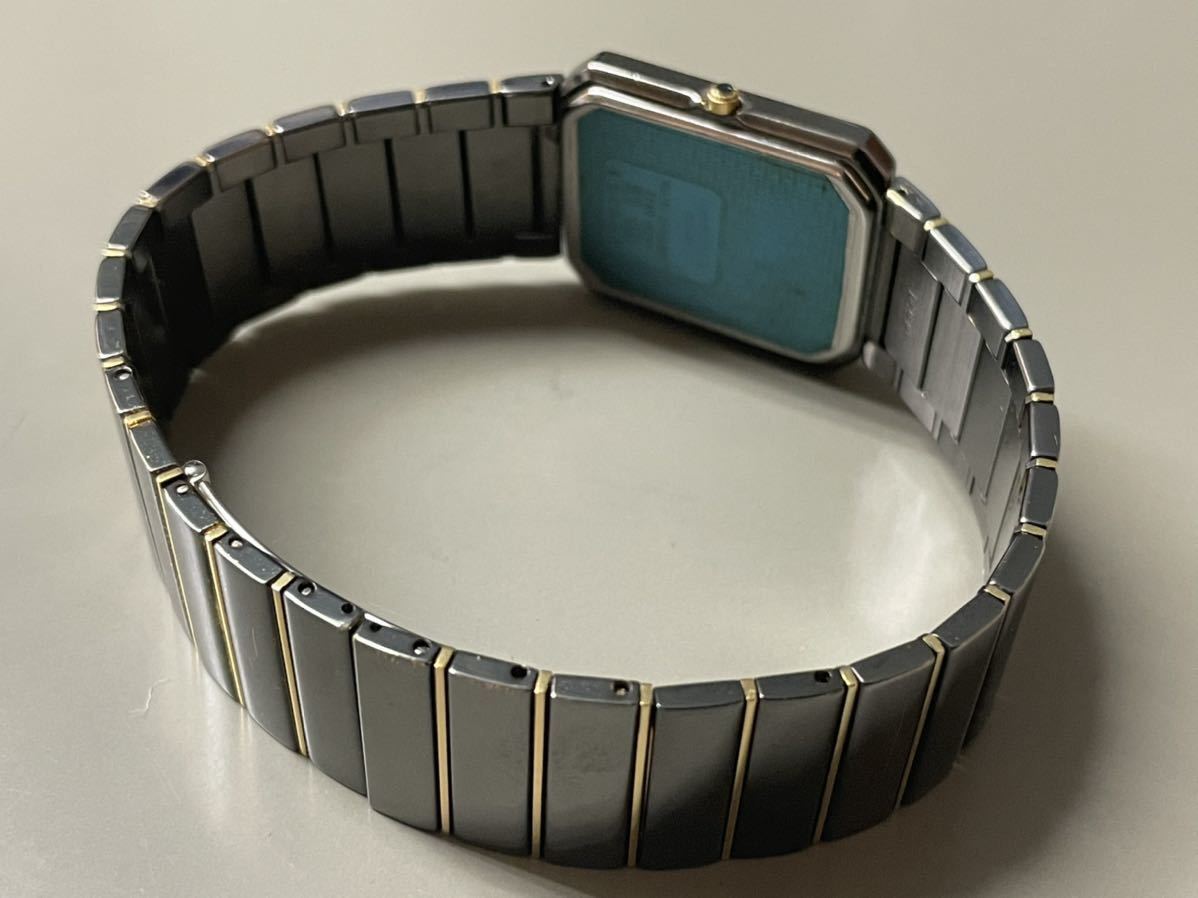 1円〜◇ SEIKO セイコー LASSALE ラサール 2F50-6261 スクエア メンズ 