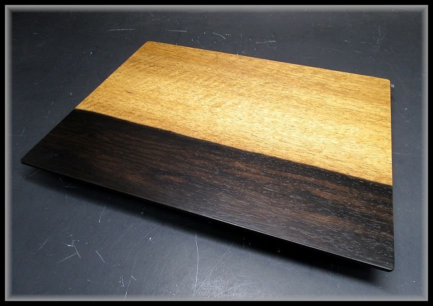 [ZEROnet]☆黒柿 青峰重倫 作 寿司皿 5枚セット 共箱 菓子皿 木工芸 美品☆M46-74