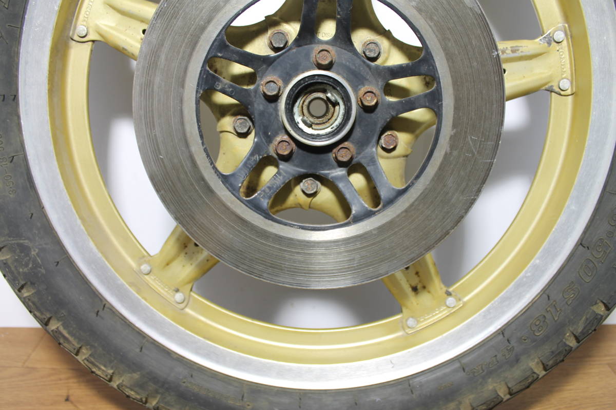 ホンダ CB250T CB400T ホークⅡ バブ フロントホイール 1.8×1.85 780