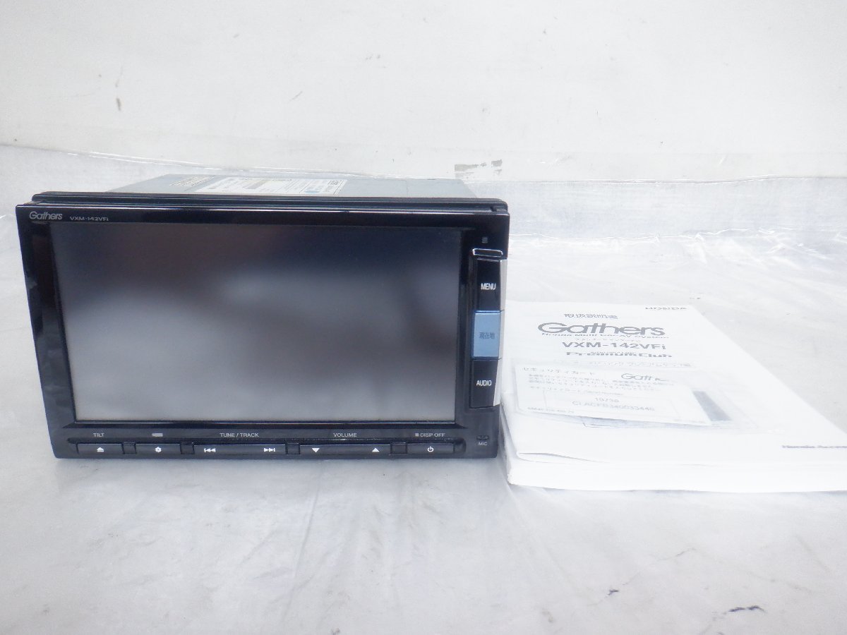 ☆作動確認済☆ HONDA ホンダ純正OP Gathers メモリーナビ VXM-142VFi 