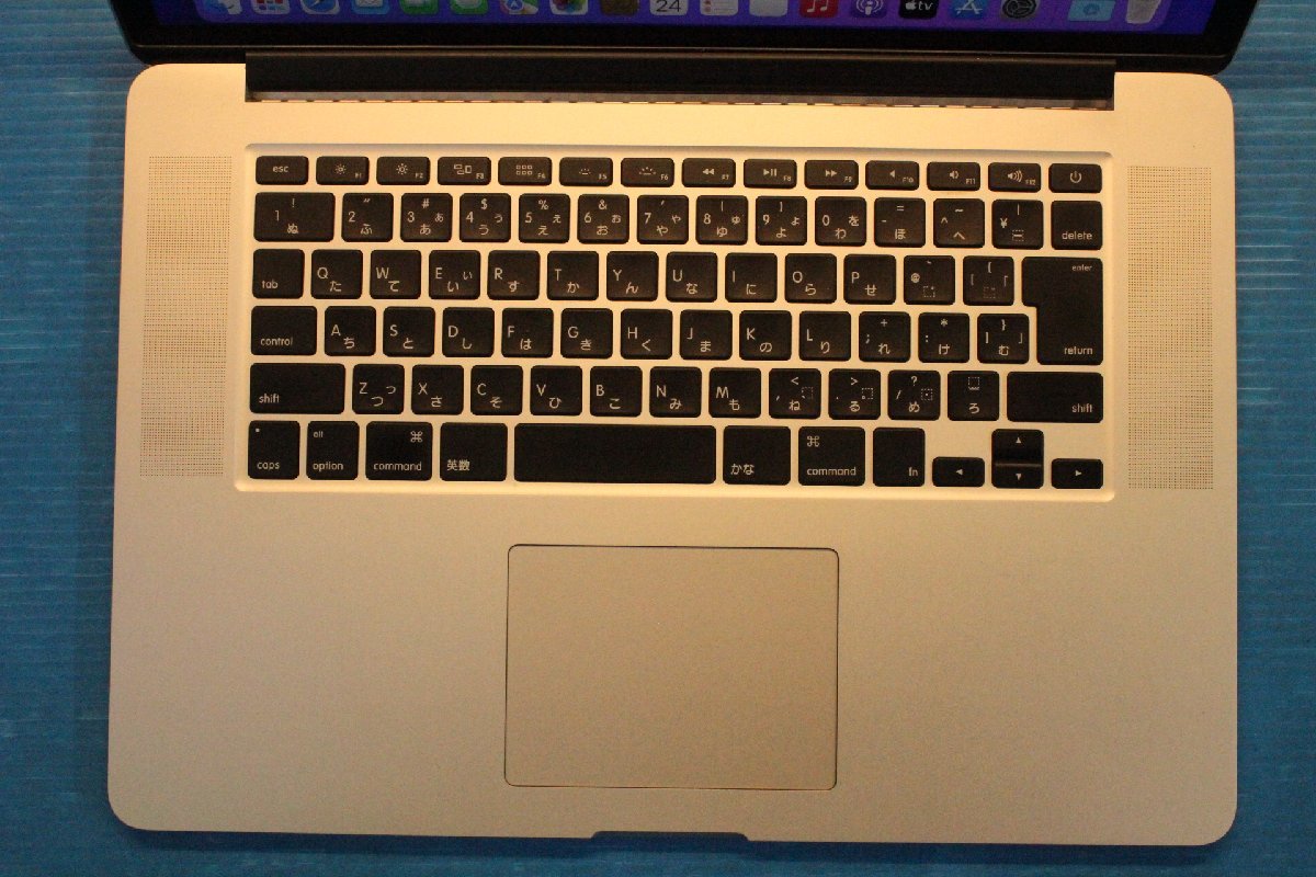 ■Apple■ MacBook Pro (Retina， 15-inch， Mid 2015) / Core i7 2.8GHz / メモリ 16GB / SSD 256GB / Monterey 12.4 / 充放電回数：1回