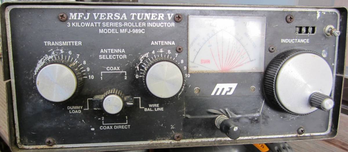 MFJ-989C MFJ 3KW Yahoo!オークション - V Tuner アンテナチューナー