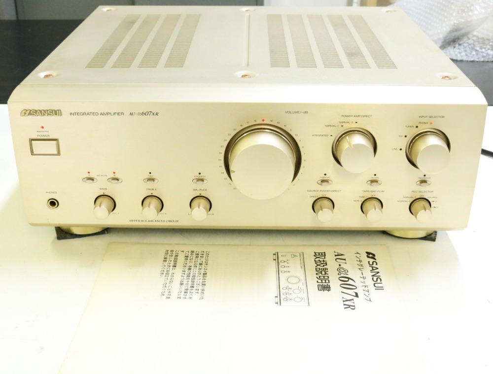 完動品！SANSUI プリメインアンプ AU-α607XR AL607XR 030FCBU23 SANSUI