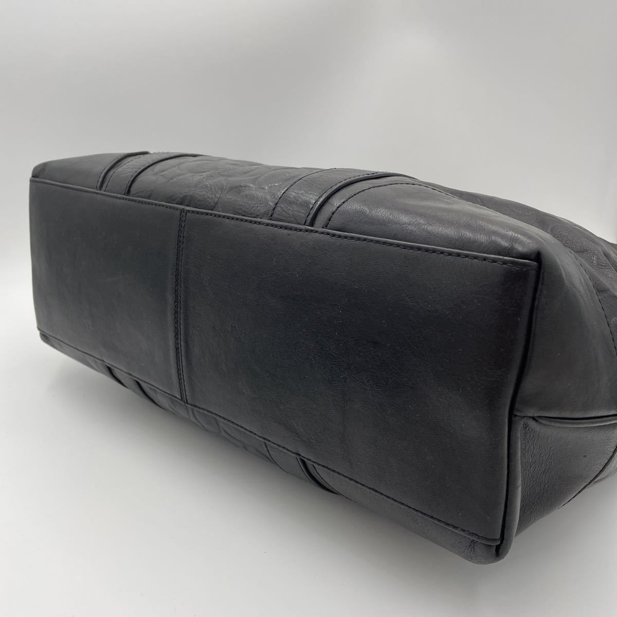 1円【美品】COACH コーチ トートバッグ 2way ショルダーバッグ 