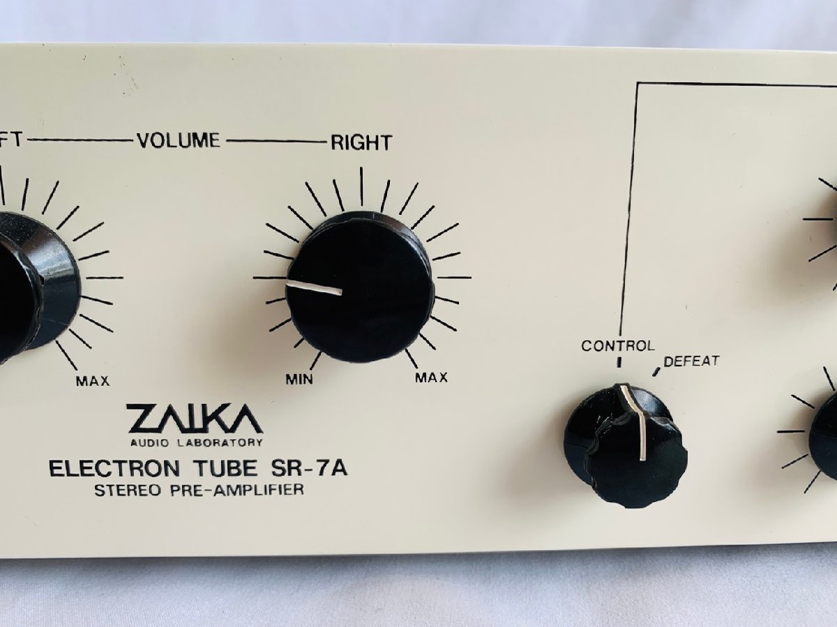 ZAIKA ザイカ 管球式コントロールアンプ CR-2A 真空管プリアンプ ZAIKA ザイカ 管球式コントロールアンプ CR-2A 真空管プリアンプ