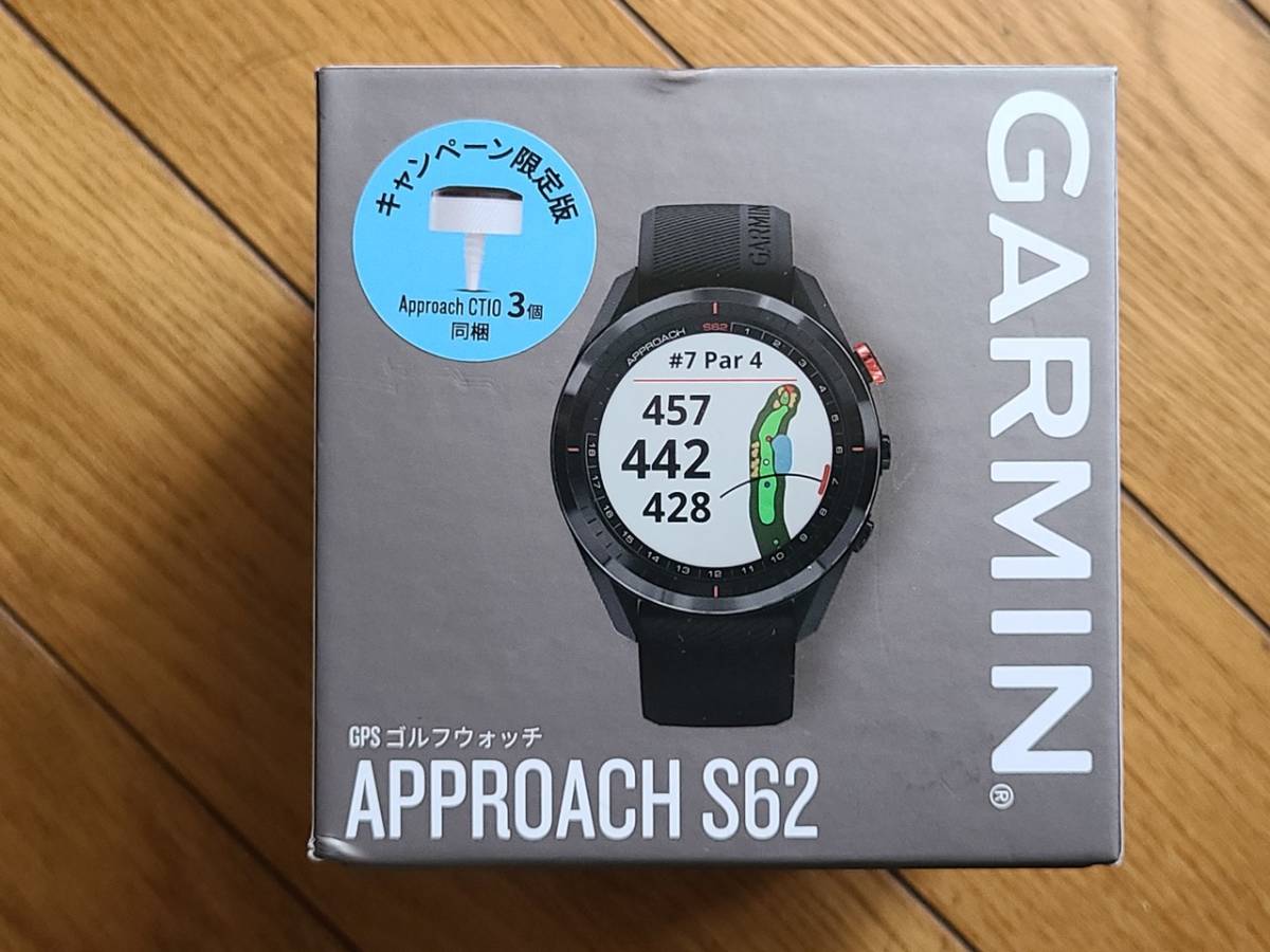 GARMIN APPROACH S62 ゴルフウォッチ 中古美品 おまけ付き アクセサリー
