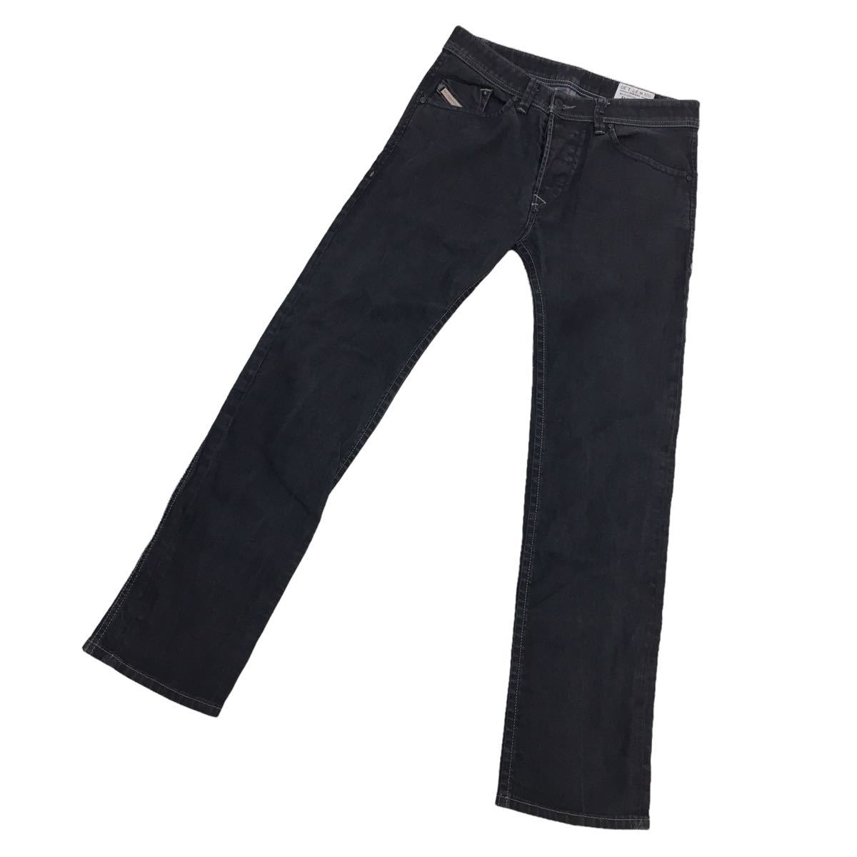 NB042 DIESEL ディーゼル デニム パンツ ブラックデニム Gパン ジーンズ DARRON ズボン ボトムス ストレッチ ブラック レディース W27 L30