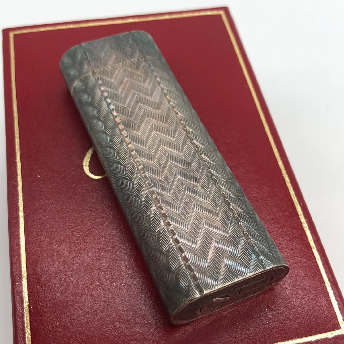 CARTIER カルティエ ローラーガスライター 銀色系 着火未確認 ライター 