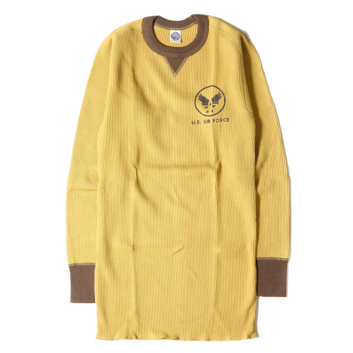 新作 TOYS McCOY トイズマッコイ Tシャツ U.S.AIR FORCE ミリタリー プリント サーマル ロングスリーブTシャツ マスタード L トップス(長袖Tシャツ)｜売買されたオークション情報、yahooの商品情報をアー 男性用