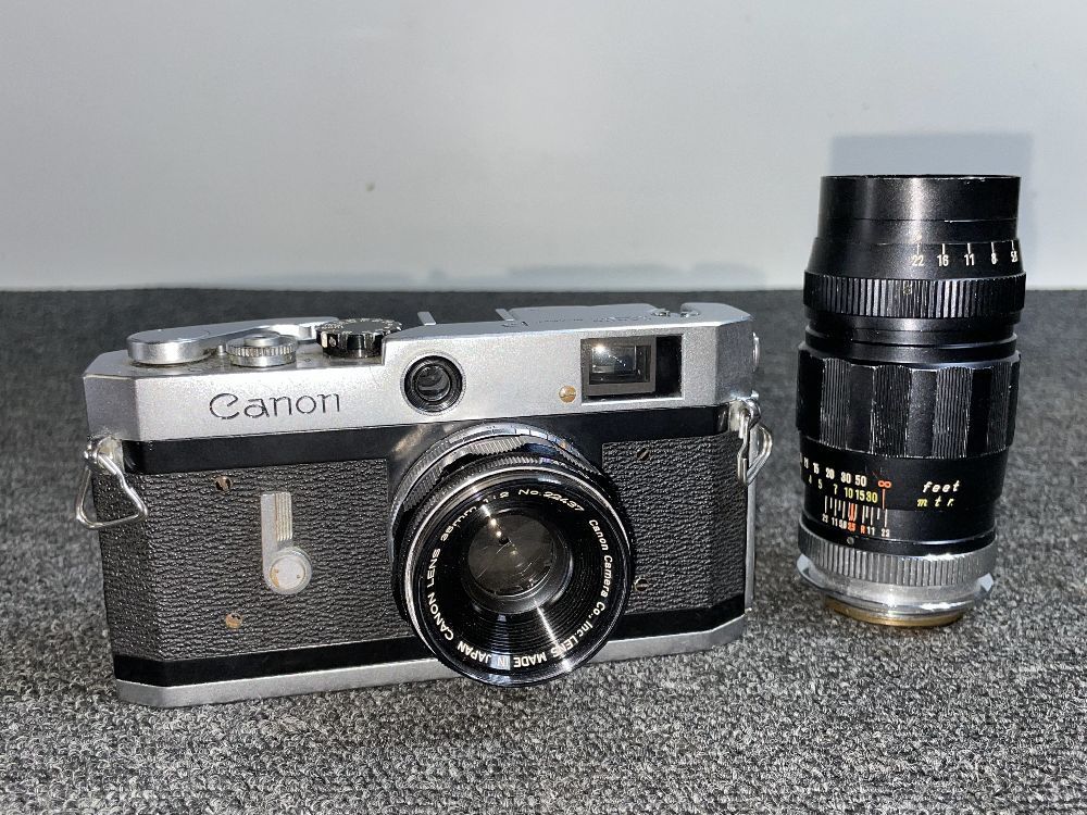 341□□ Canon P型 CAMERA COMPANY INC JAPAN & 35mm f:1.2 & SANKYO