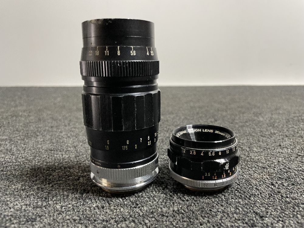 341□□ Canon P型 CAMERA COMPANY INC JAPAN & 35mm f:1.2 & SANKYO