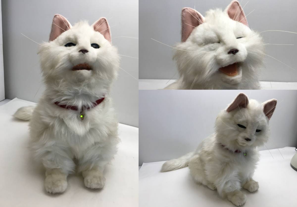 簡易 SEGA TOYS セガトイズ near me ニャーミー ホワイト ネコ型 コミュニケーションロボット 充電器 説明書 付き 充電可能