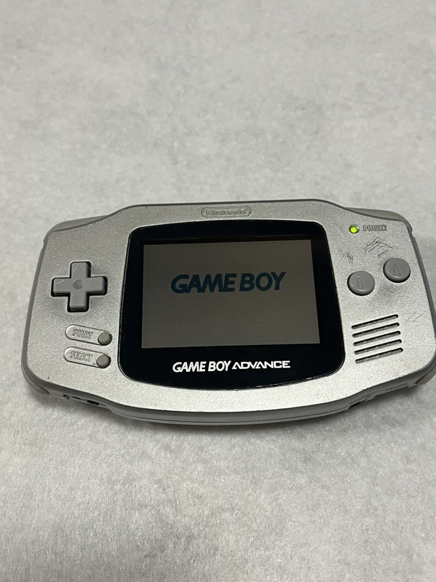 ゲームボーイアドバンス シルバー 本体のみ GBA 任天堂 シルバー 任天堂 GBA GAMEBOY 2台セット 動作品ゲームボーイアドバンスSP本体（AGS-001&frasl;プラチナ