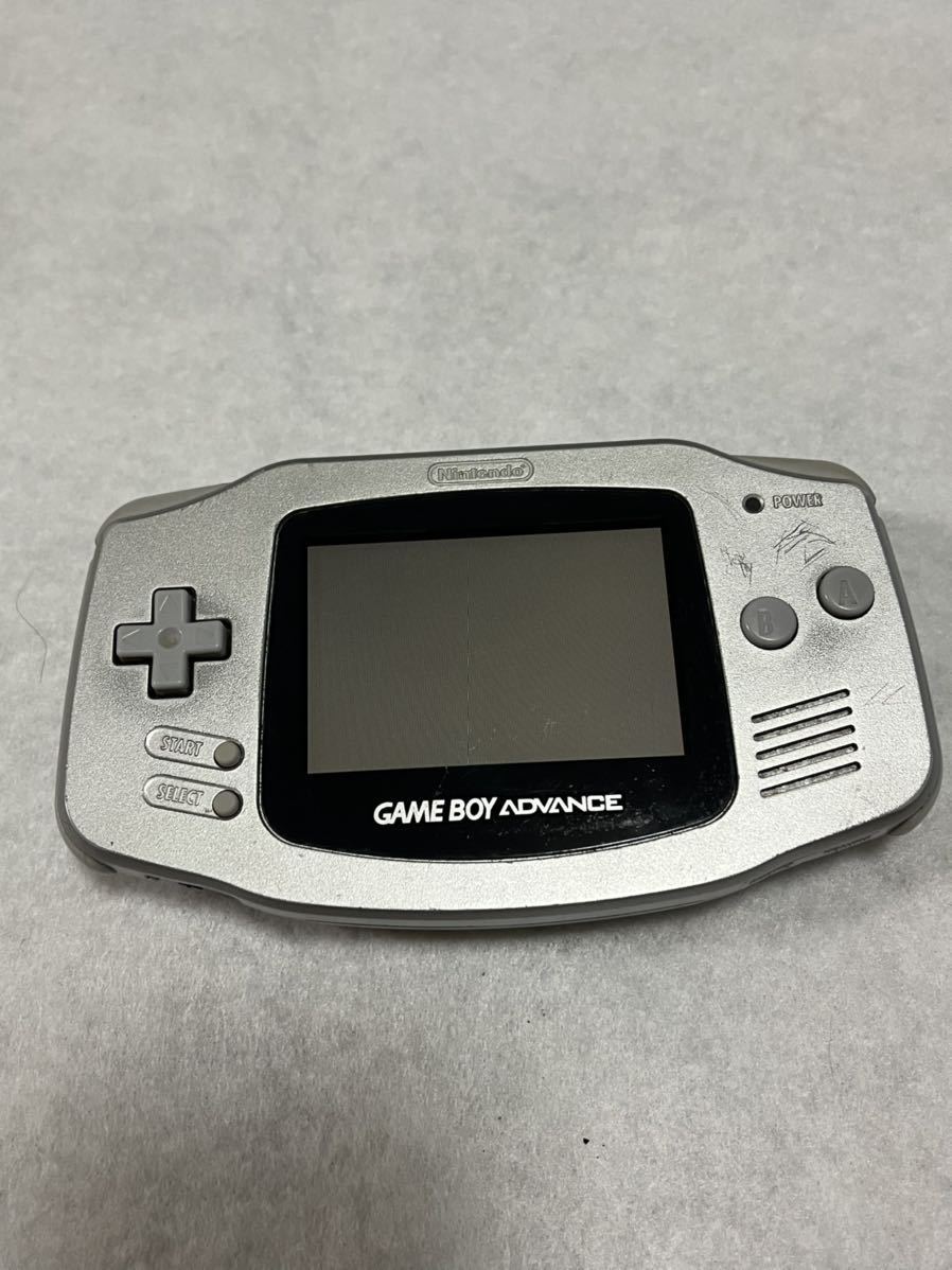 ゲームボーイアドバンス シルバー 本体のみ GBA 任天堂 シルバー 任天堂 GBA GAMEBOY 2台セット 動作品ゲームボーイアドバンスSP本体（AGS-001&frasl;プラチナ
