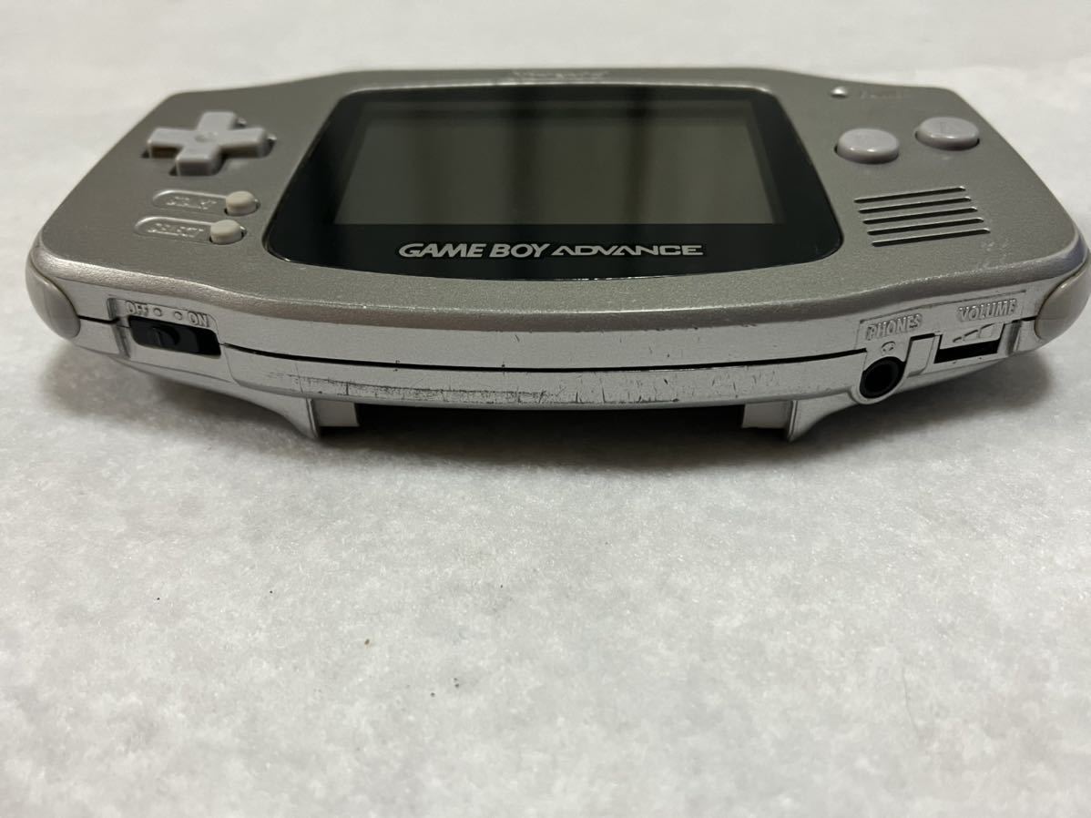 ゲームボーイアドバンス シルバー 本体のみ GBA 任天堂 シルバー 任天堂 GBA GAMEBOY 2台セット 動作品ゲームボーイアドバンスSP本体（AGS-001&frasl;プラチナ